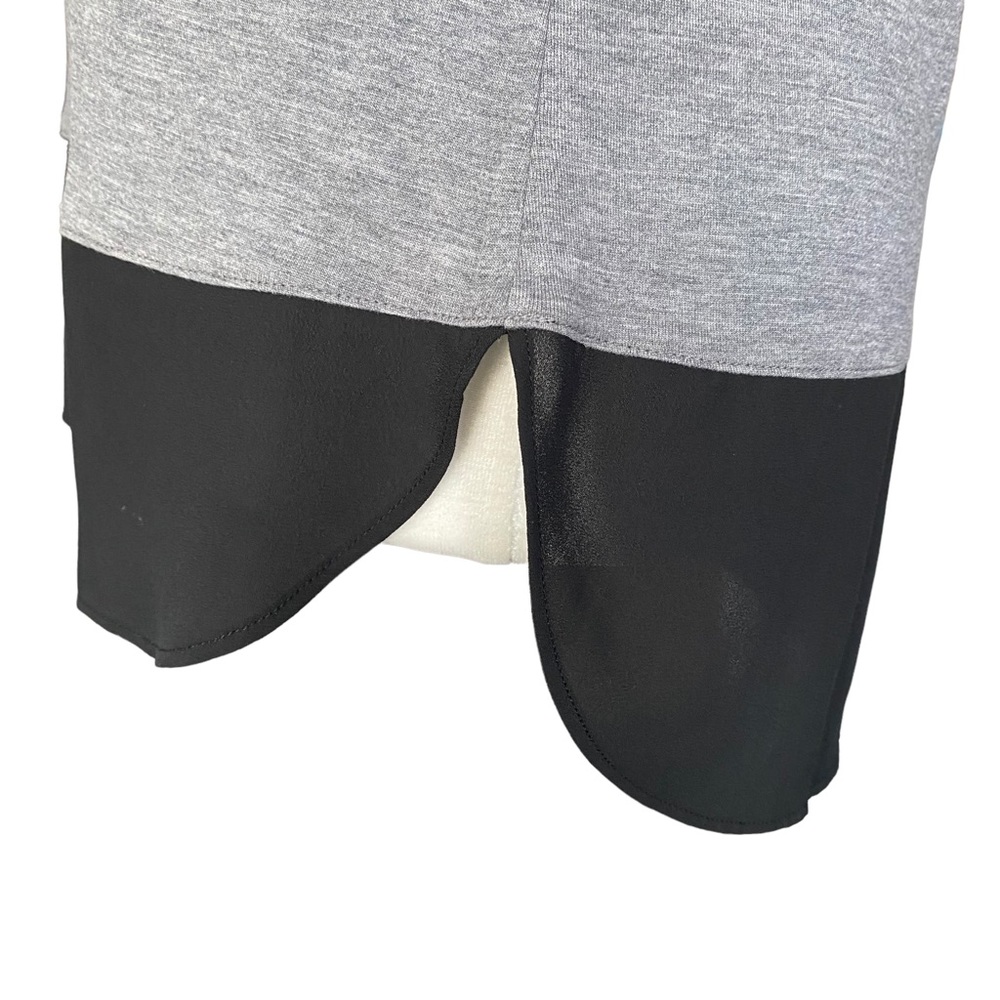 Loft NEW Black and Grey Sleeveless Tank Blouse Petite Small - Picture 7 of 14